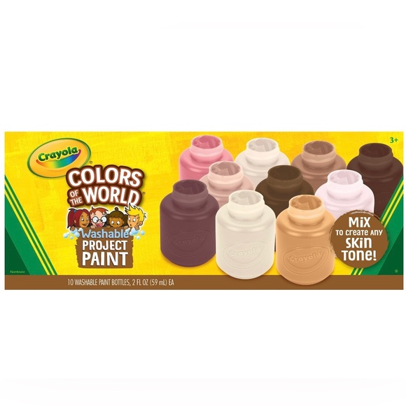 Crayola Colors of the World Washable Project Paint 10 count - Picture 1 of 15